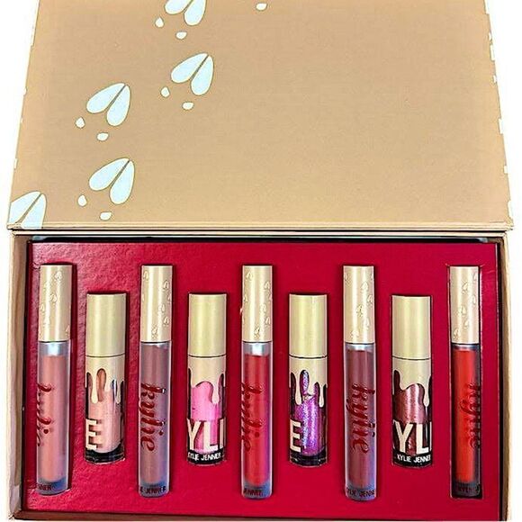 Kylie Cosmetics Holiday Collection Lipstick & Lipgloss Vault Full Collection - Picture 1 of 10
